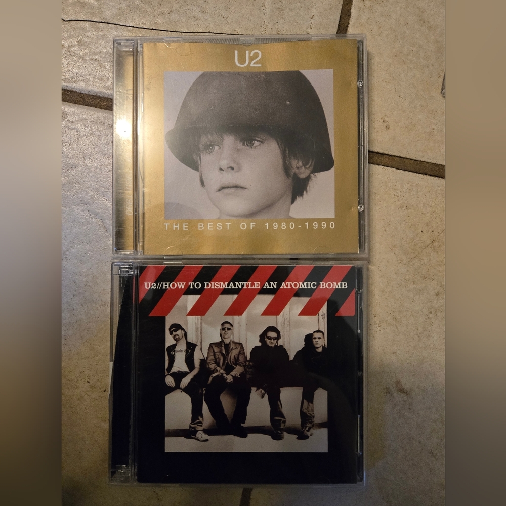 U2 - The Best of 1980-1990 (CD, 1999) + How To Dismantle An Atomic Bomb Like New